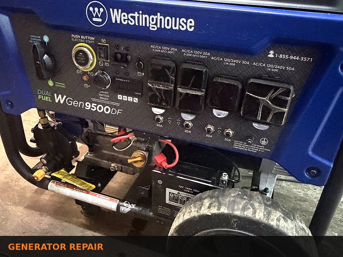 Westinghouse generator repair